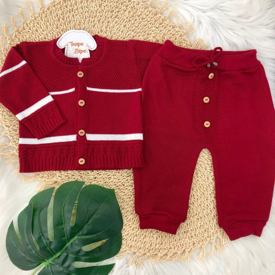 Conj de Linha Saruel Vermelho